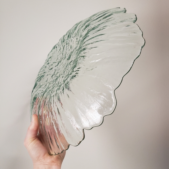 Glass serving platter EUC - Picture 4 of 11